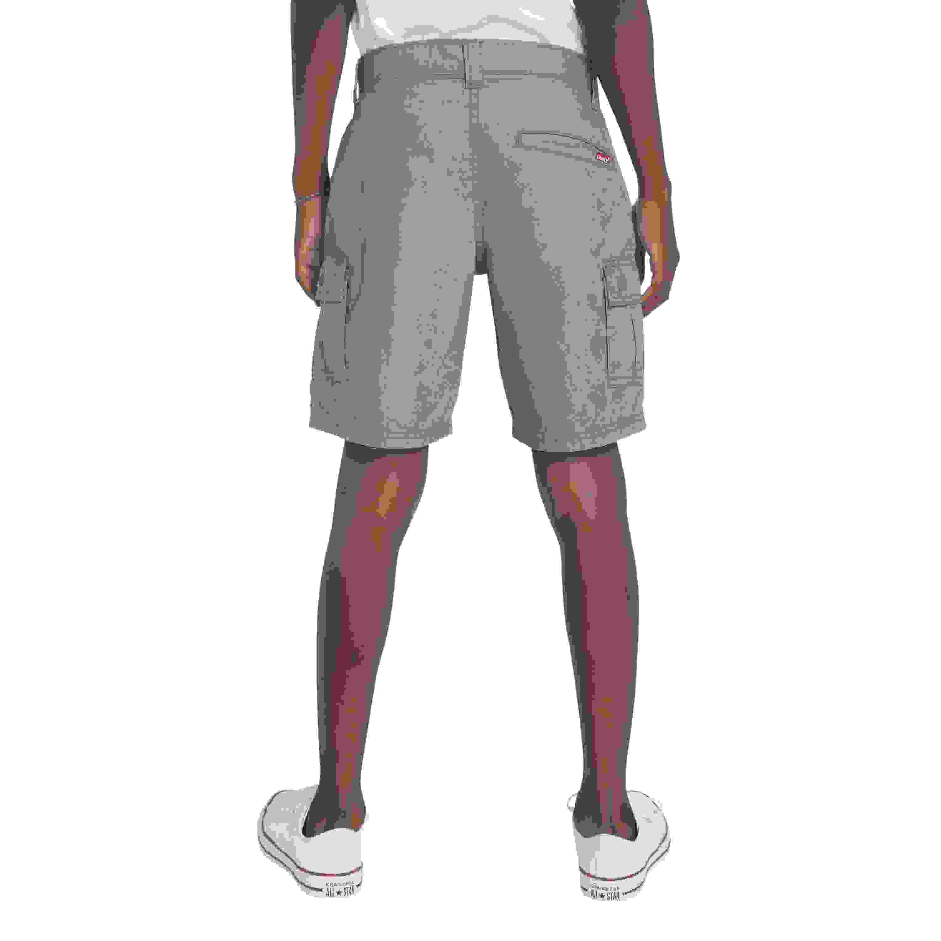 Levi's Red Tab Relaxed Big Boys' Grey Cargo Shorts